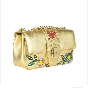 DOLCE & GABBANA
Lucia embellished leather bag